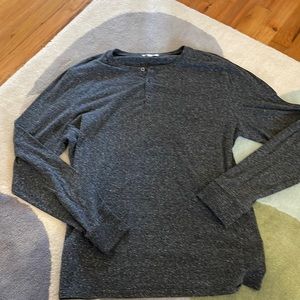 Threads 4 Thought 3-button long sleeve pullover, XL